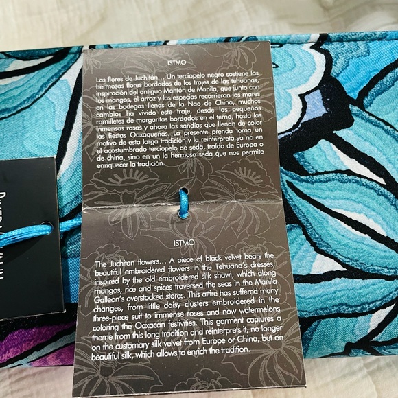 NWT PINEDA COVALIN  SILK ITSMO CLUTCH - Picture 5 of 6